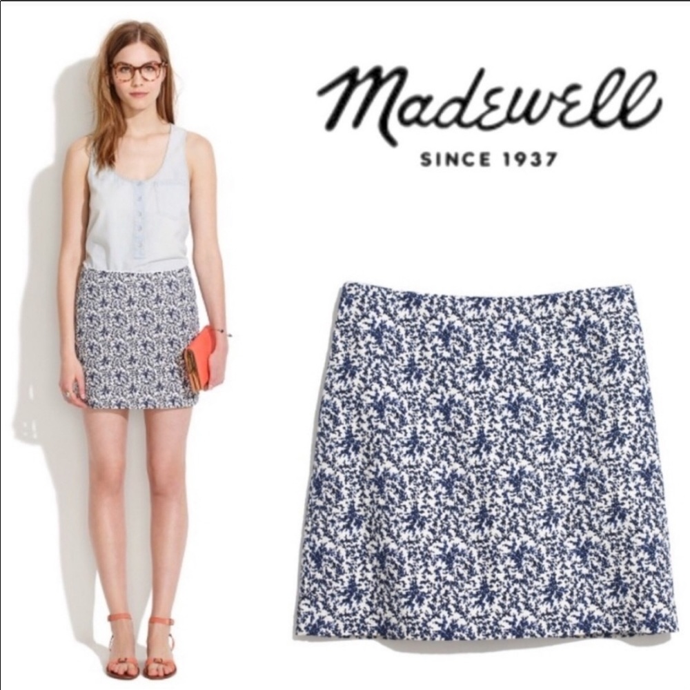 Madewell Blueberry Mini Skirt